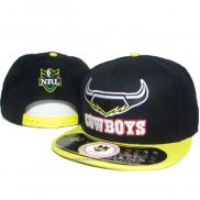 NRL Snapback Casquette North Queensland Cowboys Noir Jaune