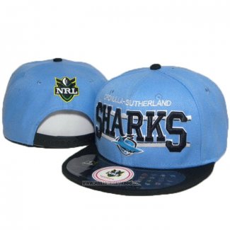 NRL Snapback Casquette Cronulla Sutherland Sharks Bleu