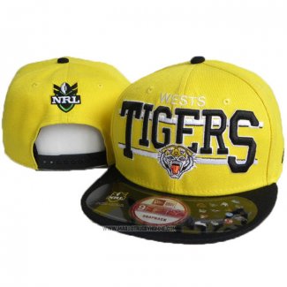 NRL Snapback Casquette Wests Tigers Jaune